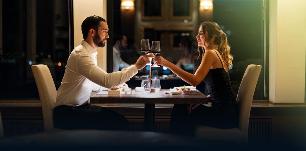 Hotel Griso Valentine Day romantic dinner